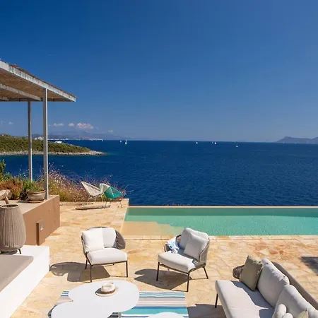 Arkoudaki Luxurious Escape With Infinity Pool & Sea Access 빌라 *